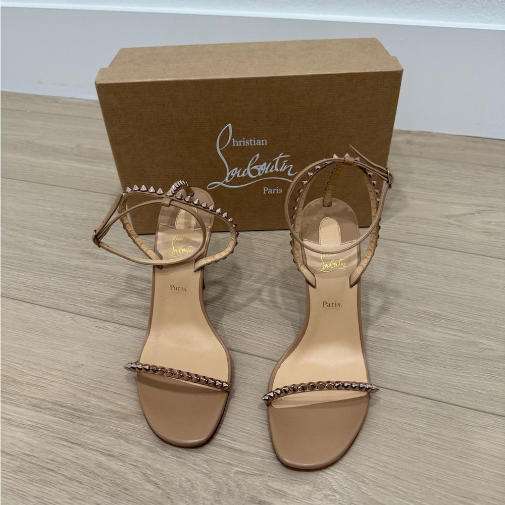 Christian Louboutin Nude Heeled Sandals